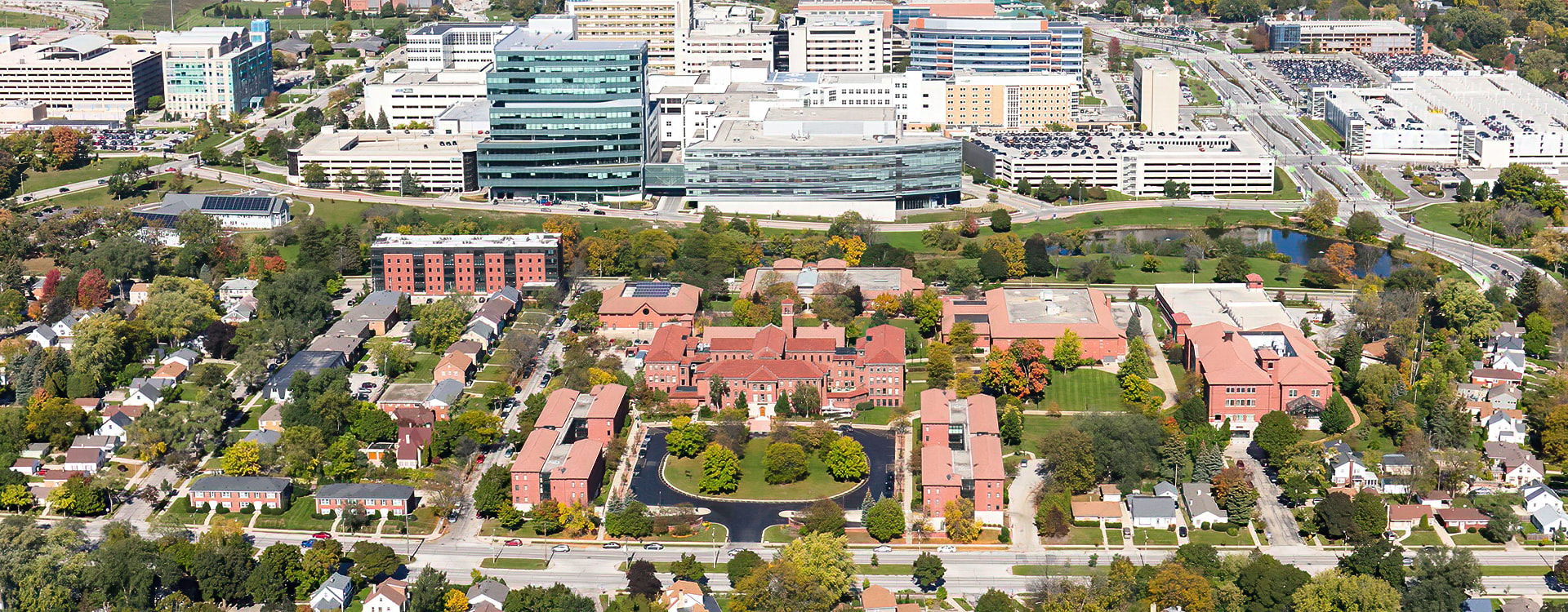 Aerial view of WLC and MRMC